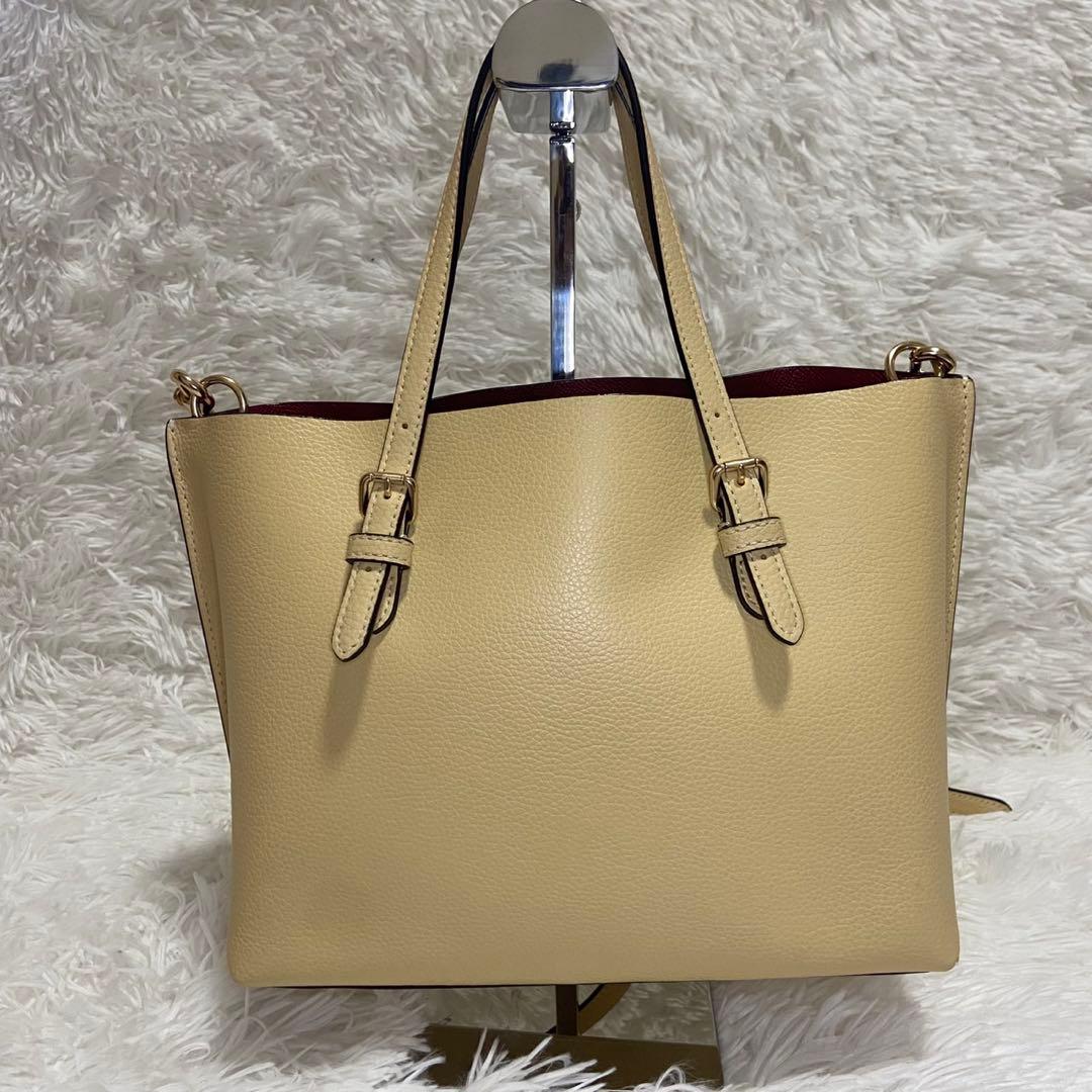 【美品】COACH コーチ 2WAY C4084 モリー トート25 レザー
