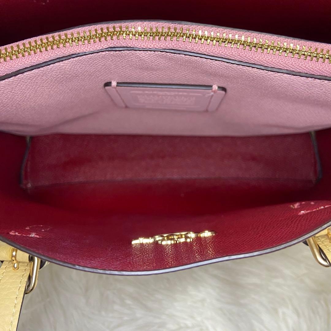 【美品】COACH コーチ 2WAY C4084 モリー トート25 レザー