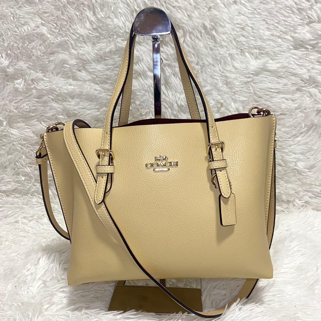 【美品】COACH コーチ 2WAY C4084 モリー トート25 レザー