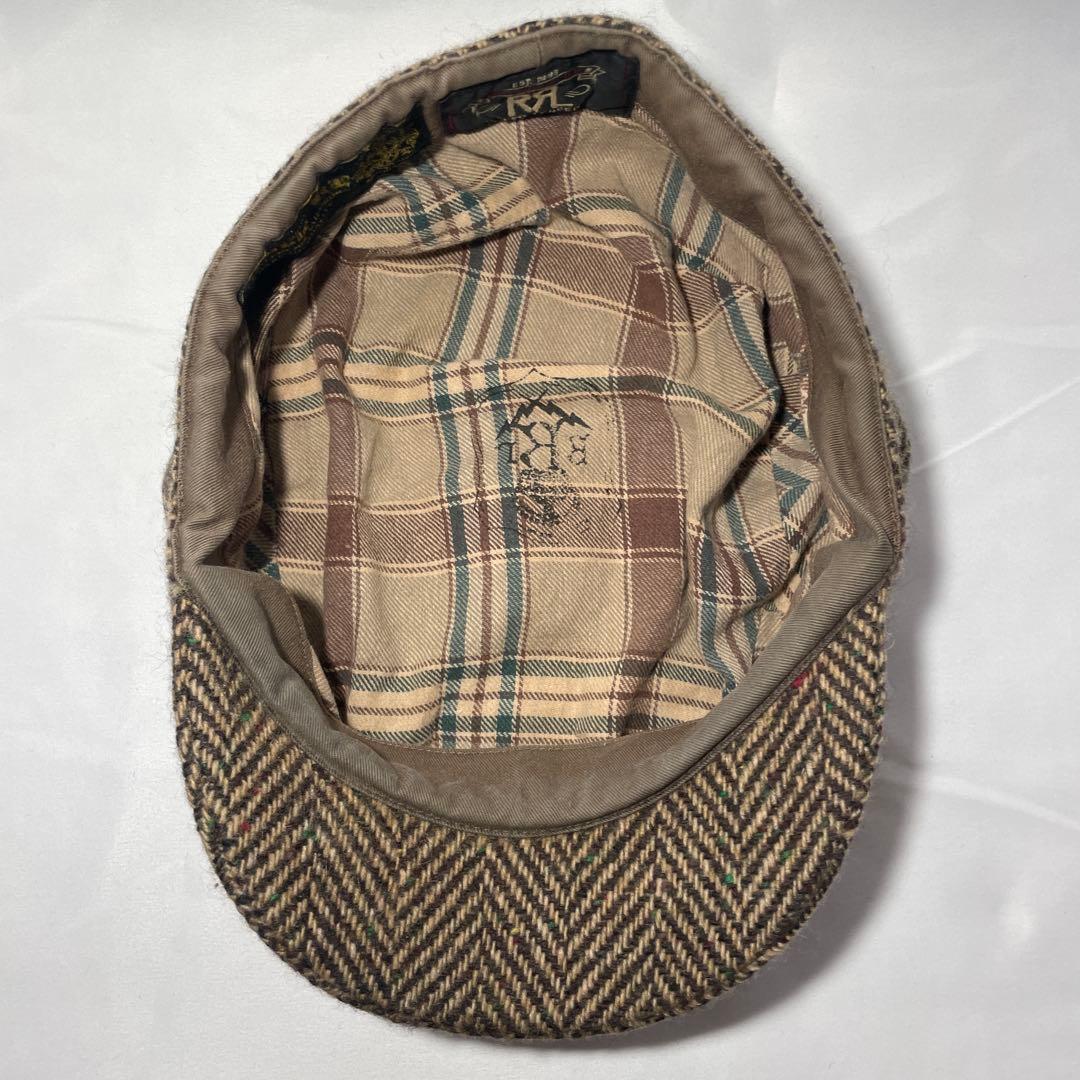 RRL Double RL ツイード キャスケット ヘリンボーン 帽子