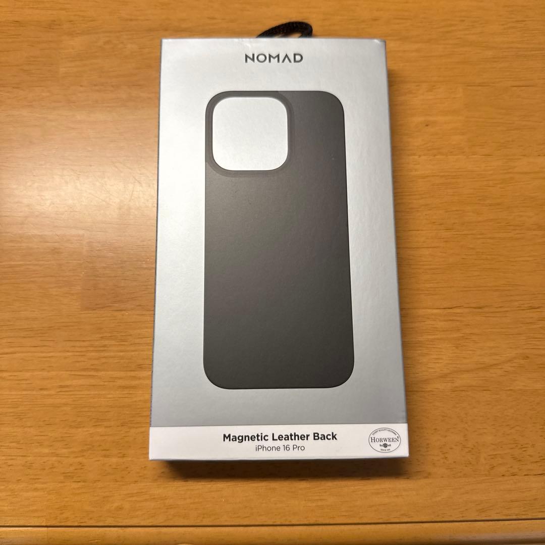 iPhoneアクセサリー NOMAD MagneticLeatherBack iPhone16Pro