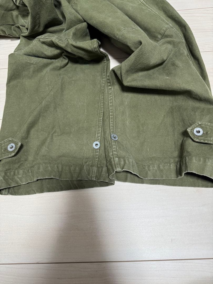実物　フランス軍　M47パンツ　前期　メタルボタン　サイズ45