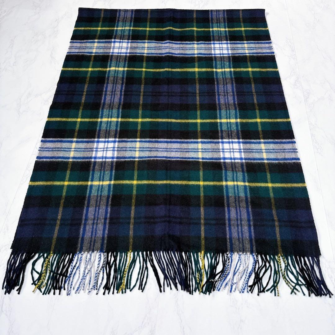 極美品✨ジョンストンズ　カシミヤ100% 大判ストール　スコットランド