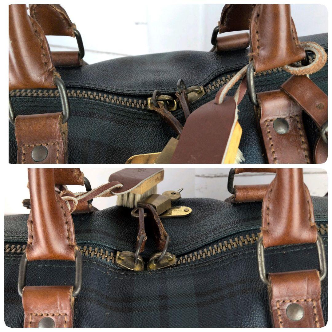 【美品】ポロラルフローレン☆2WAY　鍵　ブラシ　チャーム　完備　ボストンバッグ