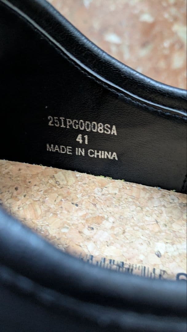 steven alan×pg　KNOCK BLACK LEATHER/シューズ