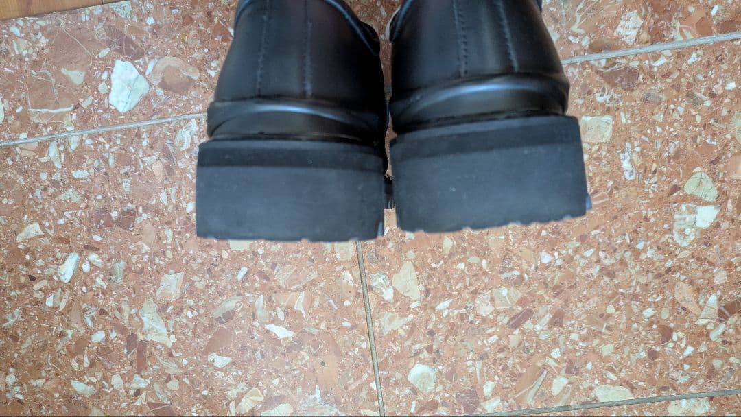 steven alan×pg　KNOCK BLACK LEATHER/シューズ