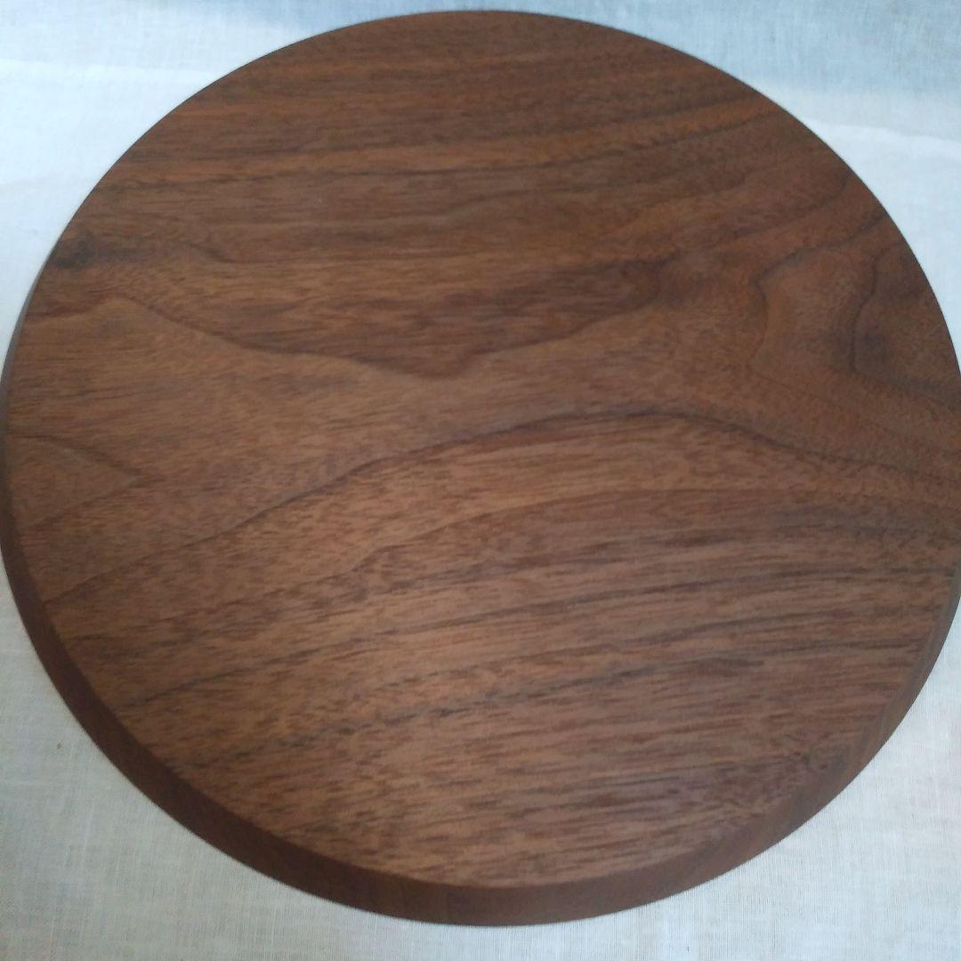 値下げ最終価格～2/15迄 新品未使用高塚和則ひとり膳丸28cmウォールナット