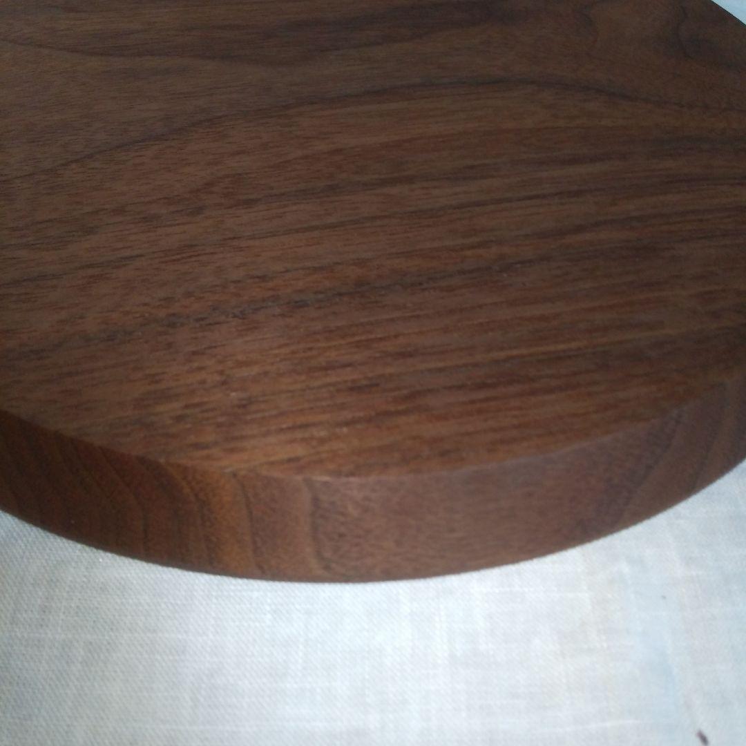 値下げ最終価格～2/15迄 新品未使用高塚和則ひとり膳丸28cmウォールナット