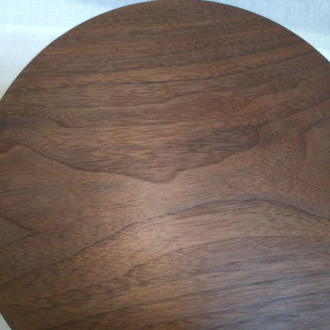 値下げ最終価格～2/15迄 新品未使用高塚和則ひとり膳丸28cmウォールナット