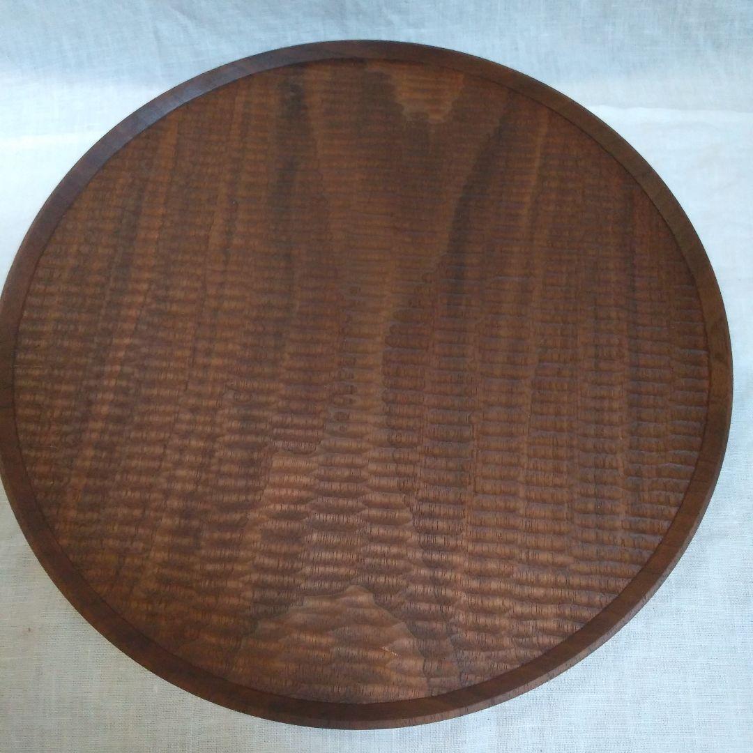 値下げ最終価格～2/15迄 新品未使用高塚和則ひとり膳丸28cmウォールナット