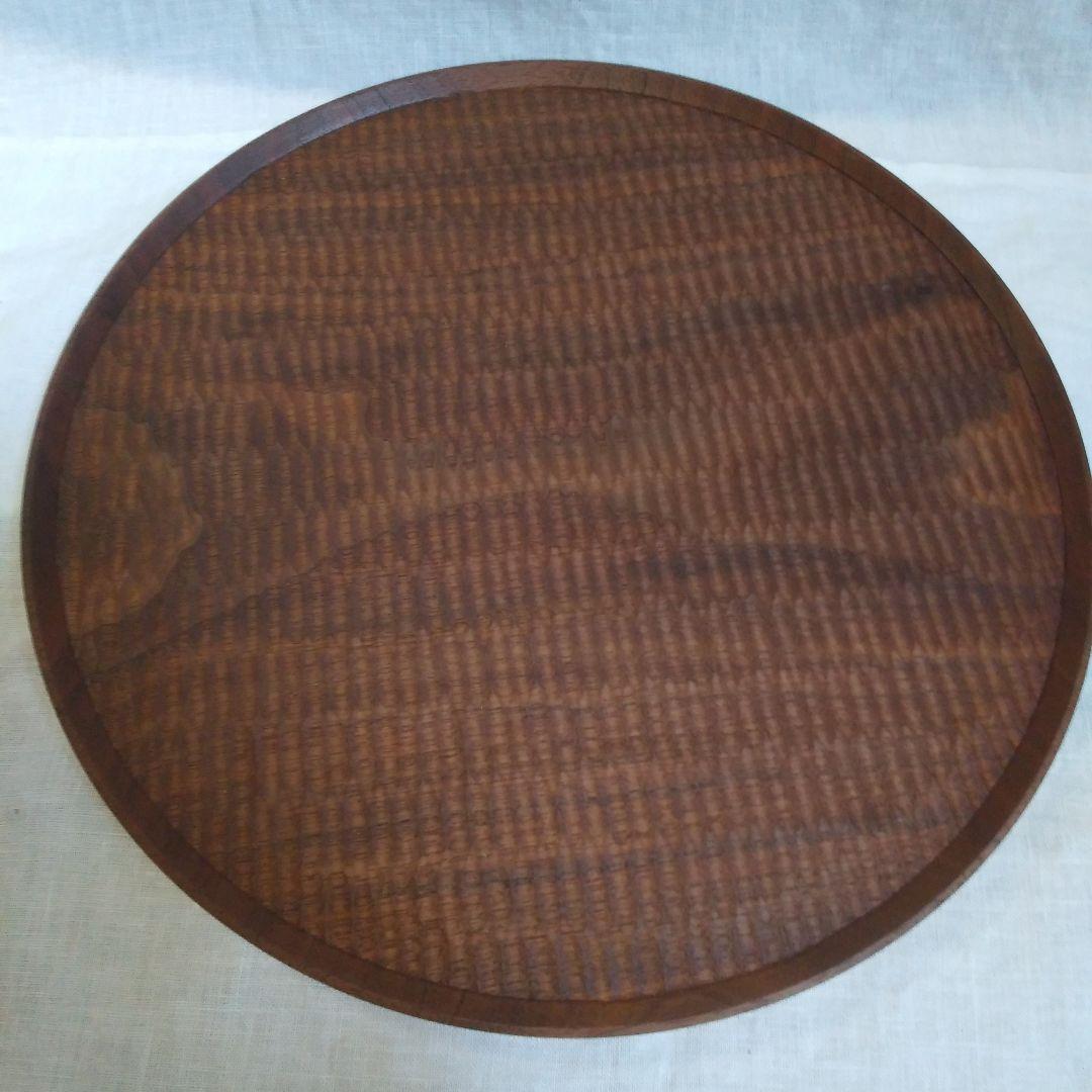 値下げ最終価格～2/15迄 新品未使用高塚和則ひとり膳丸28cmウォールナット