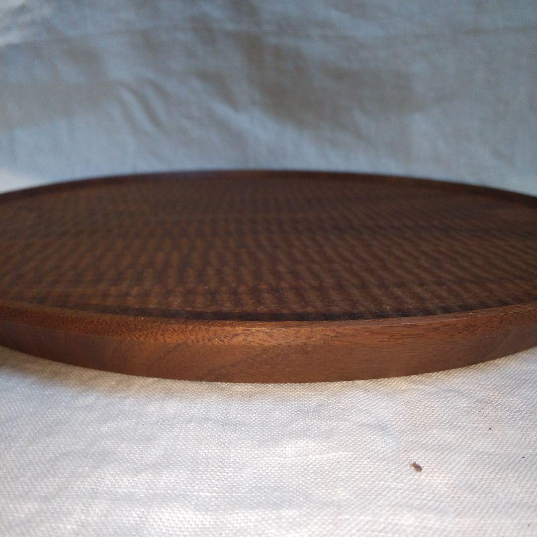 値下げ最終価格～2/15迄 新品未使用高塚和則ひとり膳丸28cmウォールナット