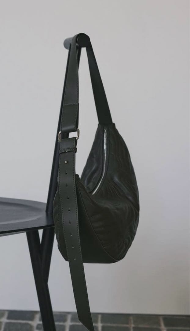 【rimark】Map patter quiliting bag