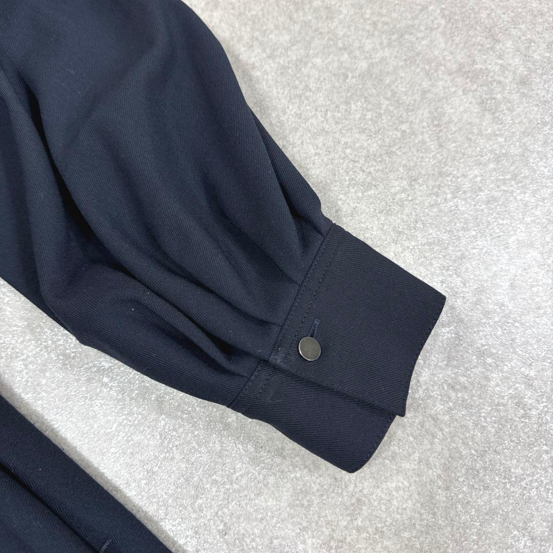 ANAYI アナイ フレア ワンピース Aライン ベルト付き ネイビー 36