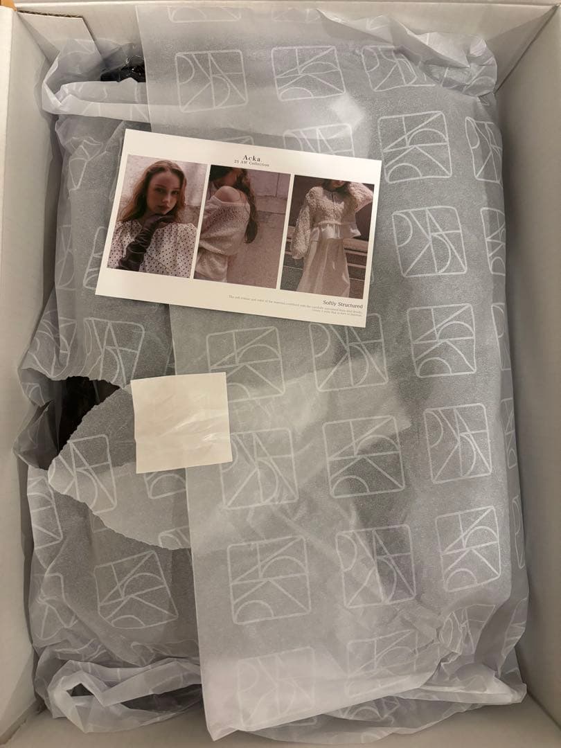 acka. ベロアドレス　タグ付き（開封済み）