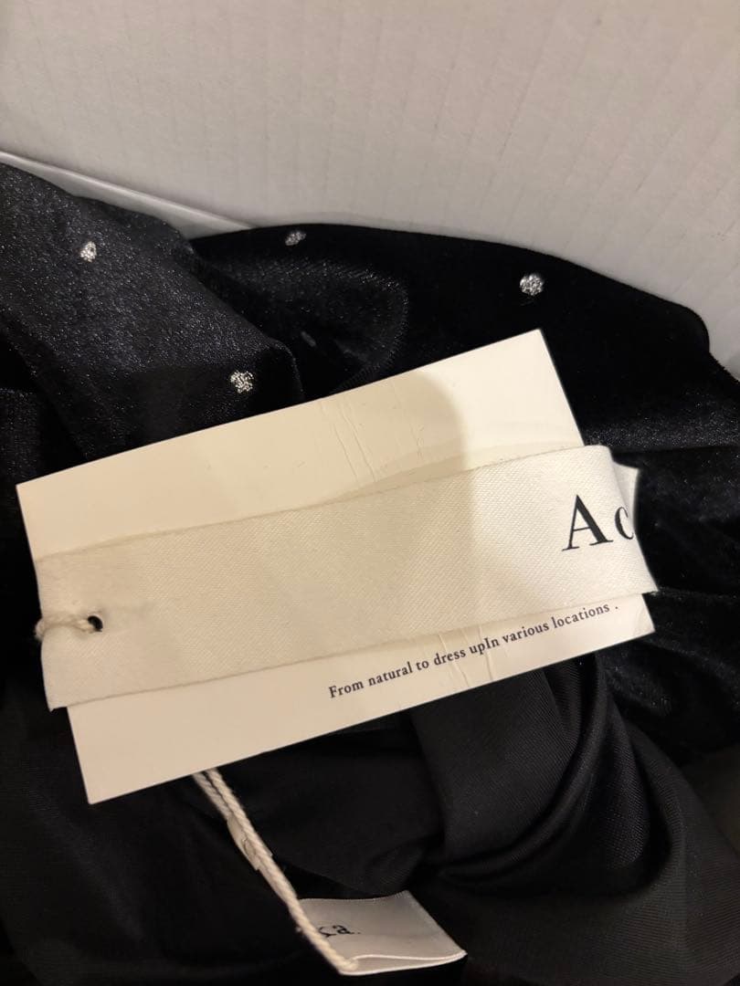 acka. ベロアドレス　タグ付き（開封済み）