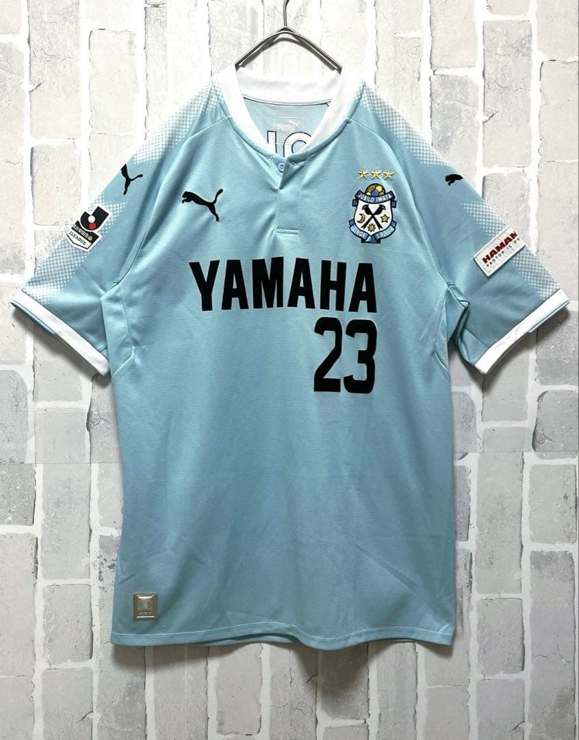 プーマ 山本康裕 Jリーグ ジュビロ磐田 2017 ユニフォーム 刺繍ロゴ半袖