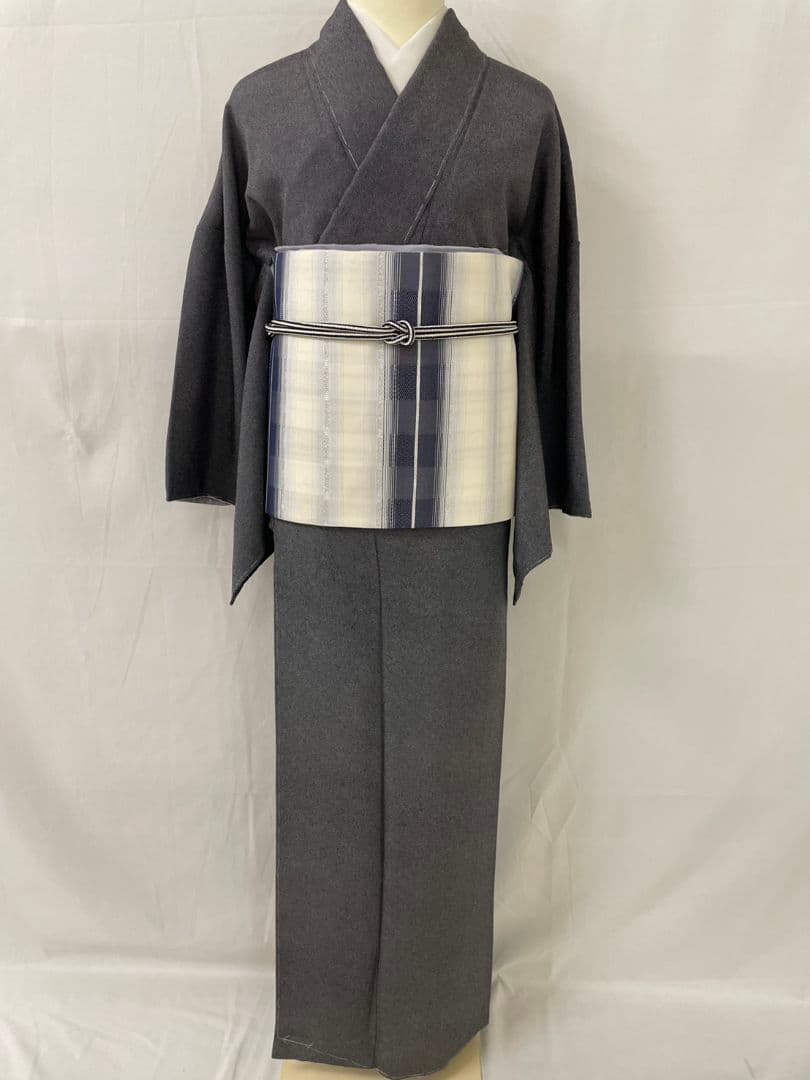 お見分け済　新品未使用　正絹袷　極鮫小紋(江戸小紋)単品