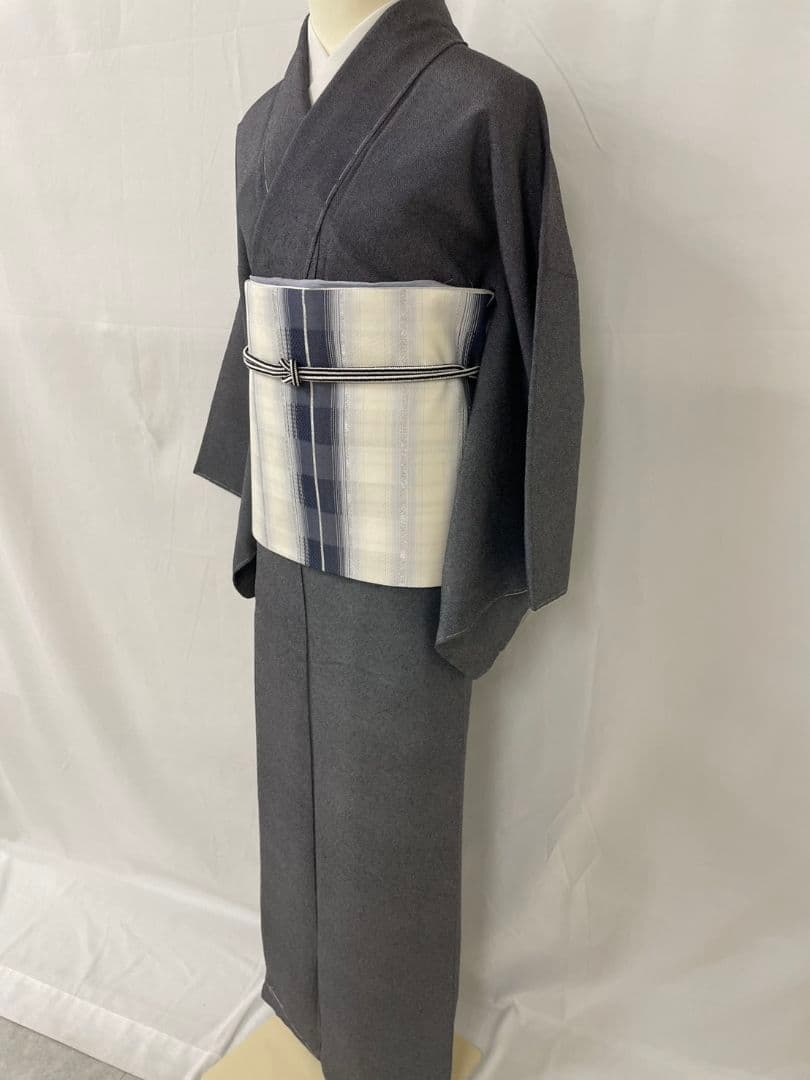 お見分け済　新品未使用　正絹袷　極鮫小紋(江戸小紋)単品