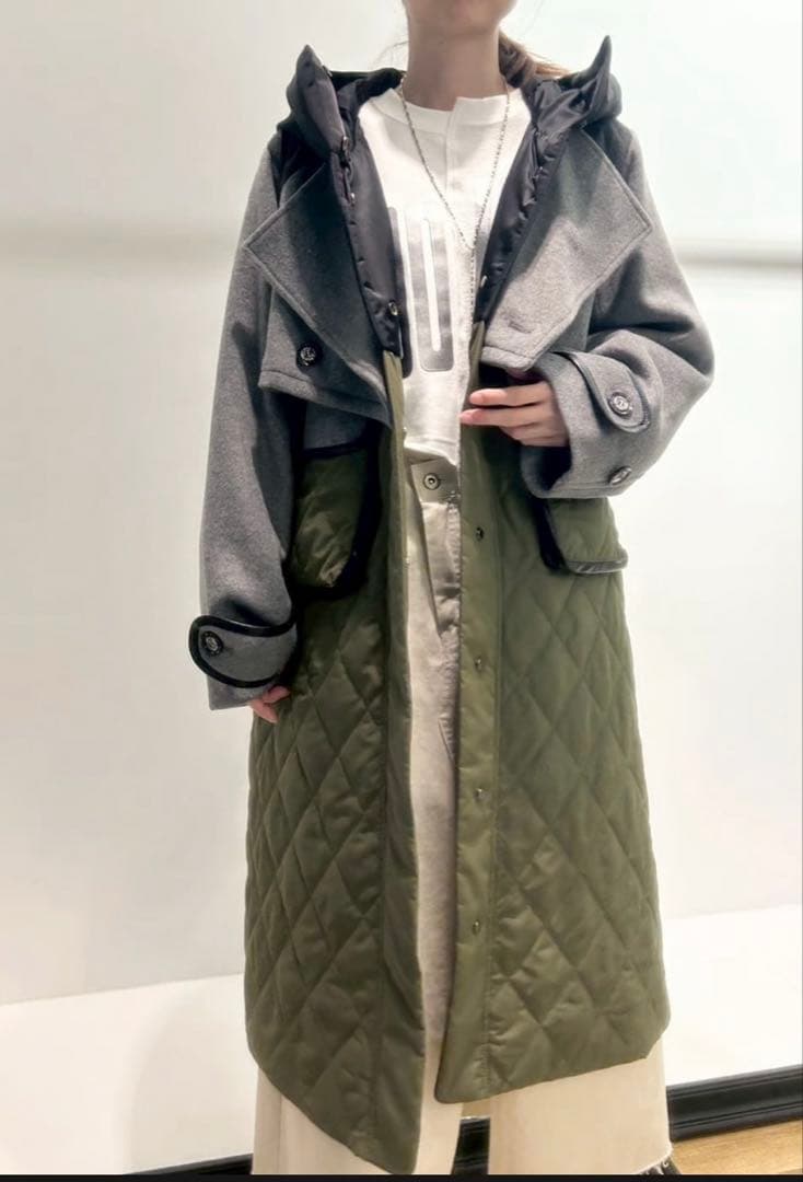 !!最終値下げ!!⭐︎新品同様⭐︎RISLEY キルティングロングコート1月15日迄