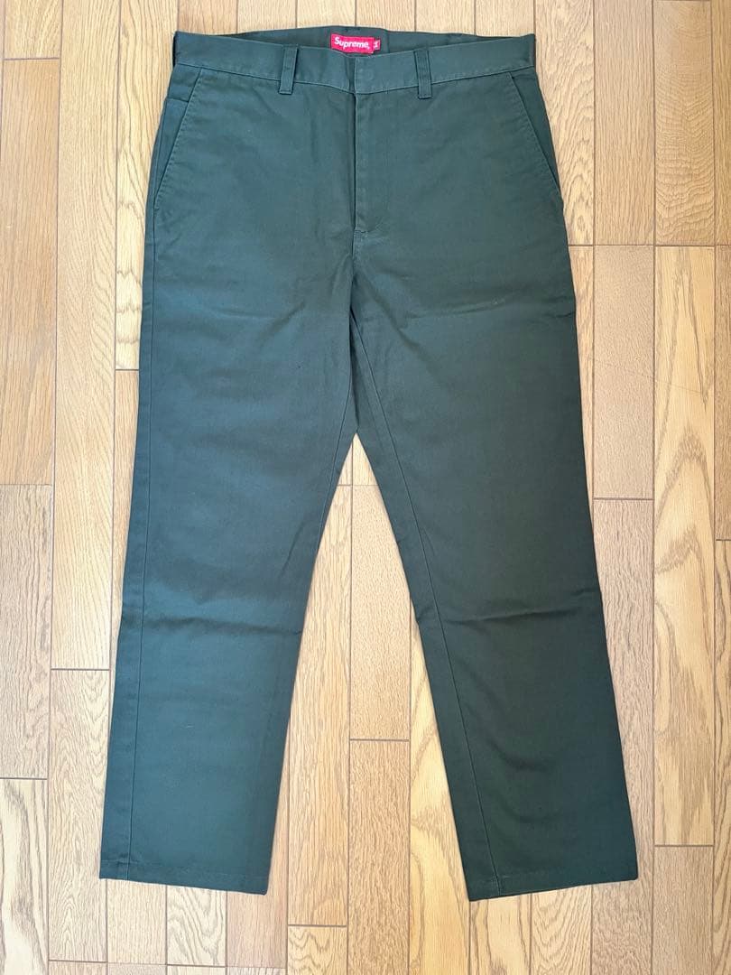 2017SS Supreme Work Pant Olive 34 オリーブ