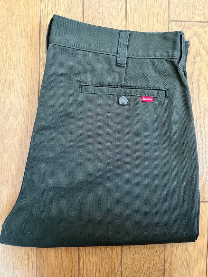 2017SS Supreme Work Pant Olive 34 オリーブ