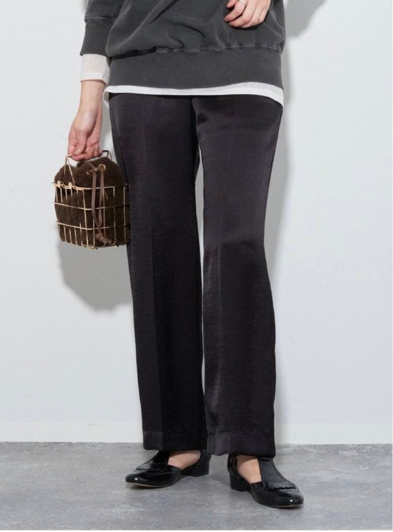 Plage2023【 NEBVLONI E .】ウイングチップストラップシューズ