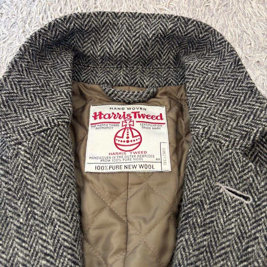 【美品】ハリスツイード×FreaksStore チェスターコート ヘリンボーン