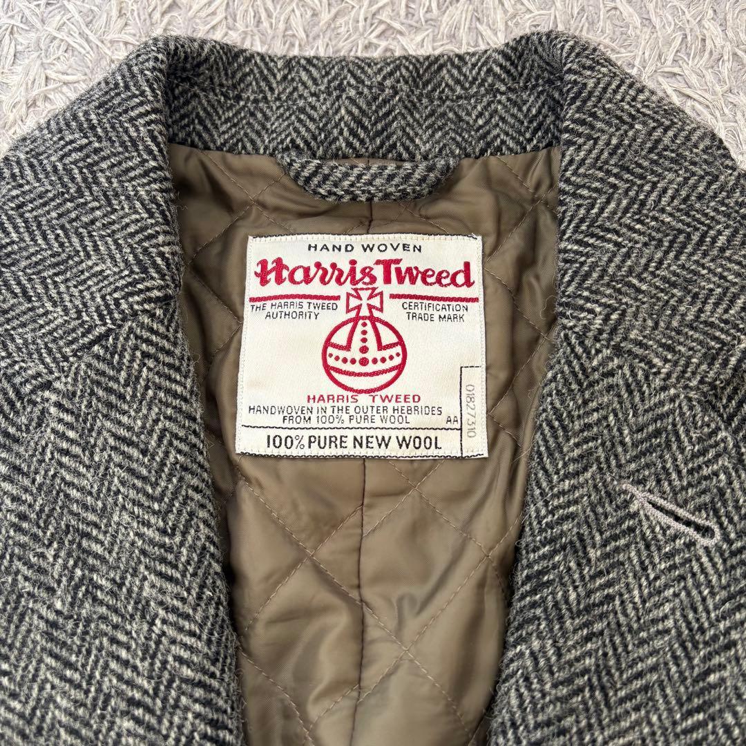 【美品】ハリスツイード×FreaksStore チェスターコート ヘリンボーン