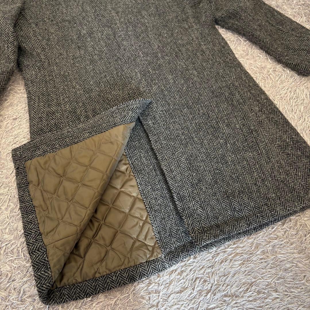 【美品】ハリスツイード×FreaksStore チェスターコート ヘリンボーン