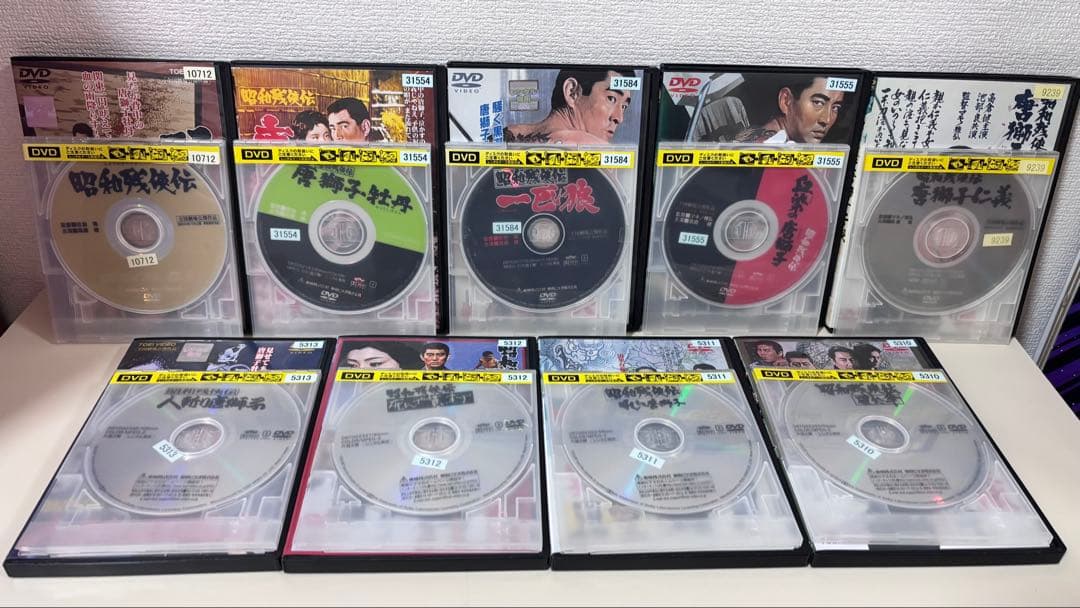 高倉健 DVD セット　昭和残侠伝　日本侠客伝　網走番外地　暗黒街　まとめ　全巻