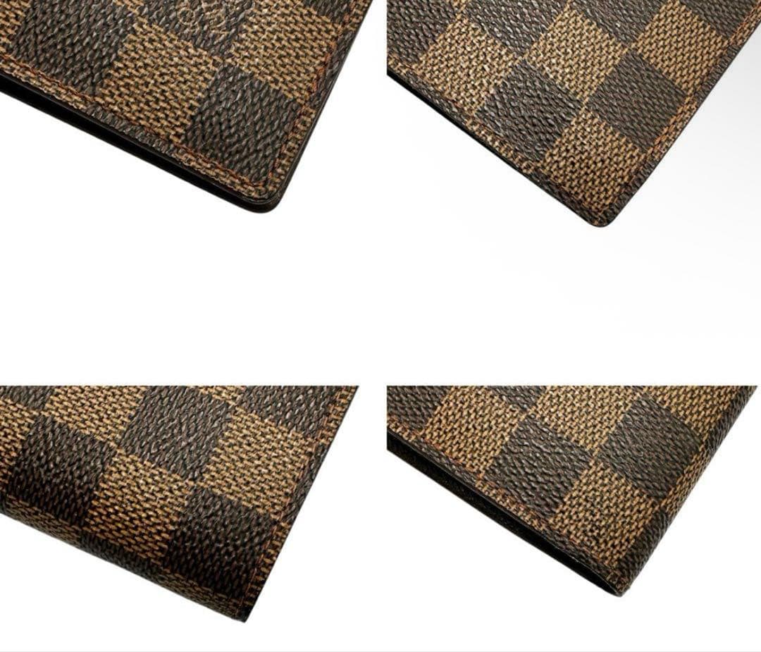 【極美品】 ルイヴィトン ダミエ柄 二つ折り財布