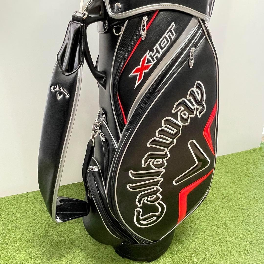 新品 キャロウェイ XHOT キャディバッグ 黒色 ブラック Callaway
