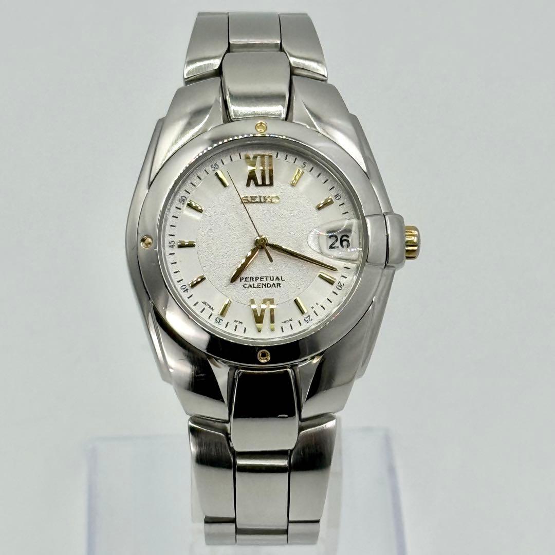 SEIKO パーペチュアルカレンダー 8F32-005A 電池交換済 稼働品