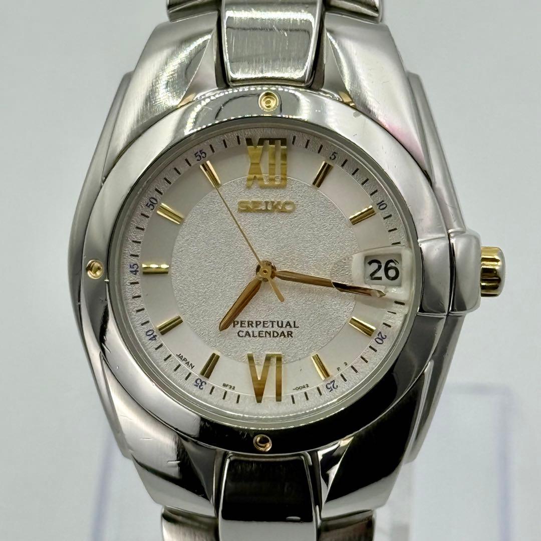 SEIKO パーペチュアルカレンダー 8F32-005A 電池交換済 稼働品