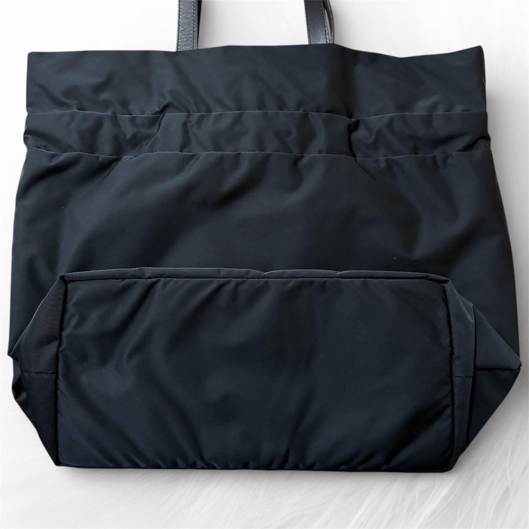 美品 ヒロコハヤシ LUINI ルイーニ ネイビー ミニマル トートバッグ A4