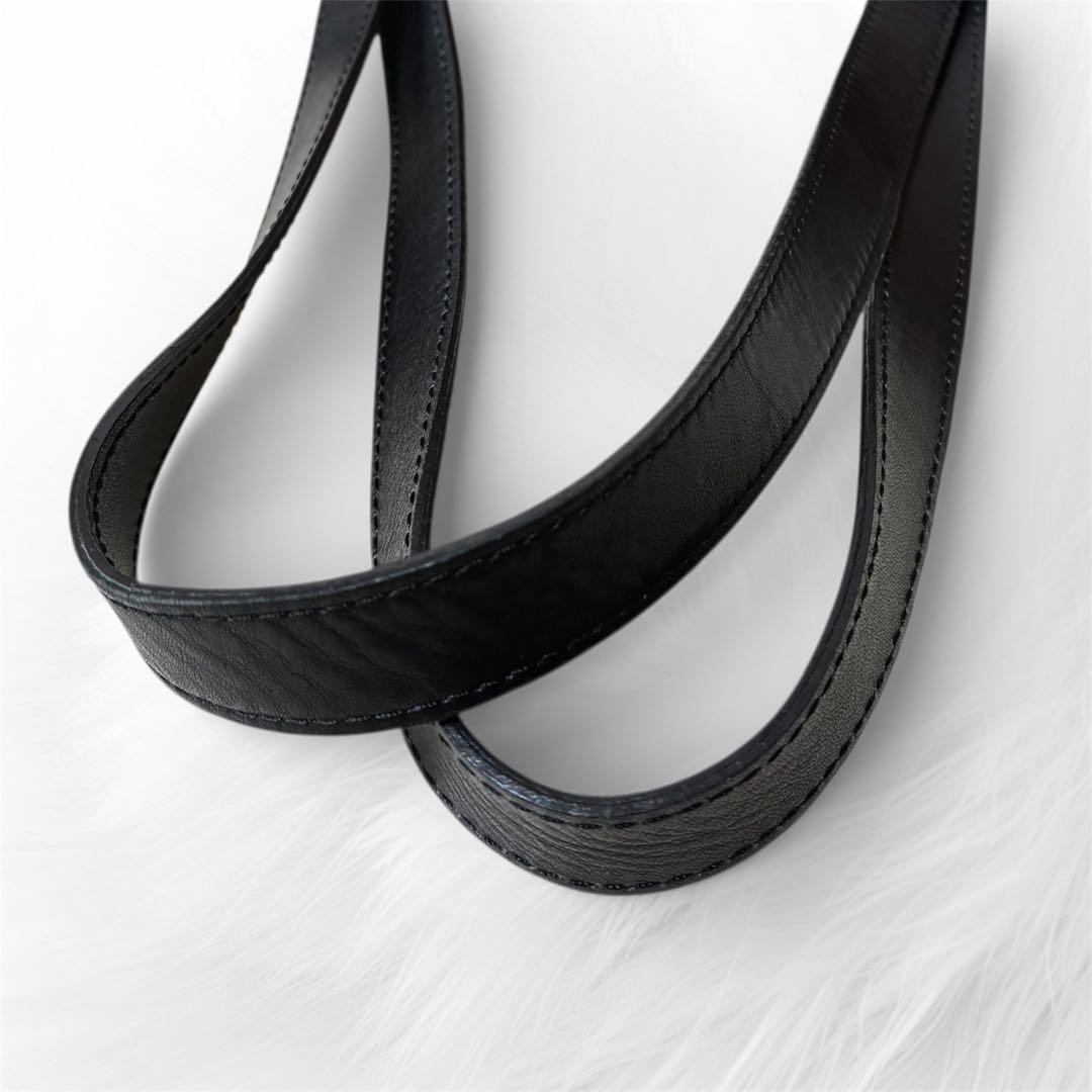 美品 ヒロコハヤシ LUINI ルイーニ ネイビー ミニマル トートバッグ A4