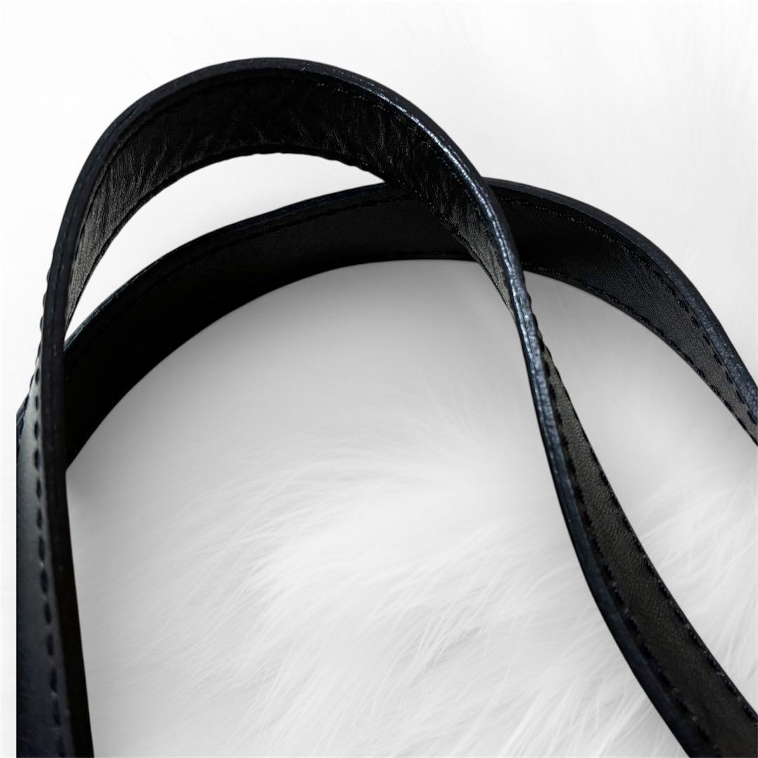 美品 ヒロコハヤシ LUINI ルイーニ ネイビー ミニマル トートバッグ A4