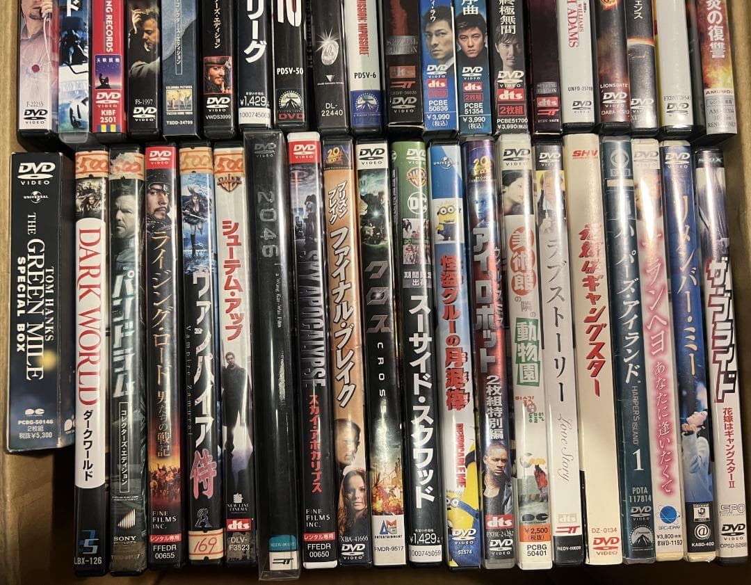 DVD（セル版） 洋画・アジア映画 160枚以上 まとめ売り/3割くらい未開封
