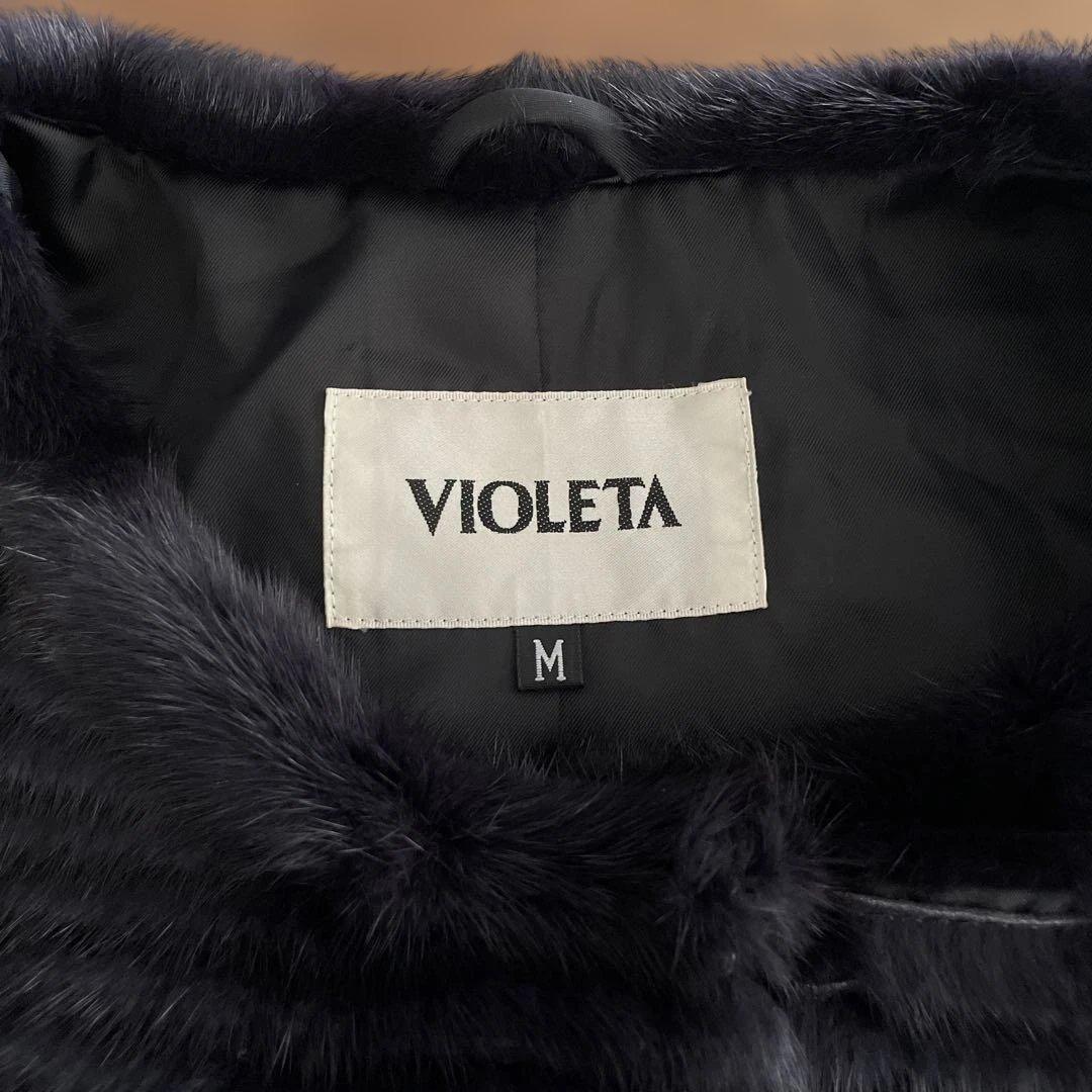 VIOLETA ダークネイビーファーベスト