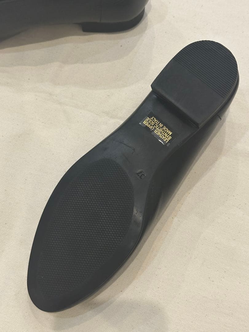 stilmodaスティルモーダイタリア製ローヒールパンプスブラック本革