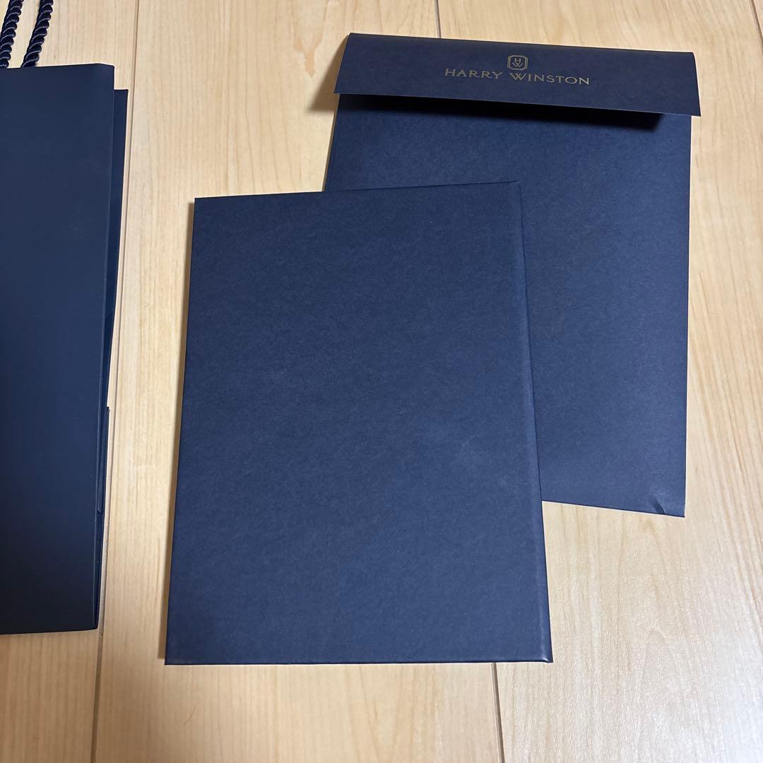 ハリーウィンストン白紙保証書、ケース、紙袋