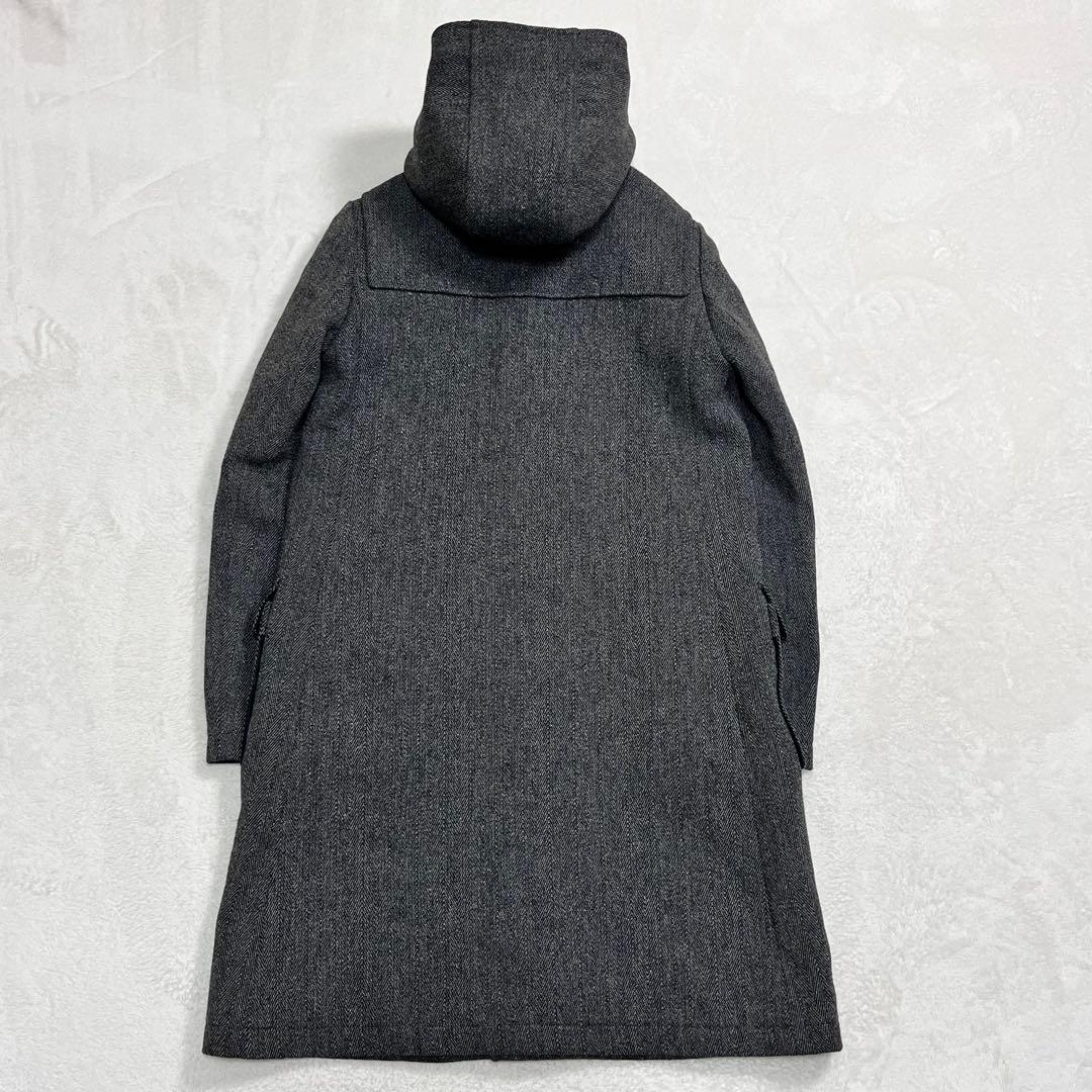 美品『A.P.C』90'sフーデッドウールコート ヘリンボーン フランス製