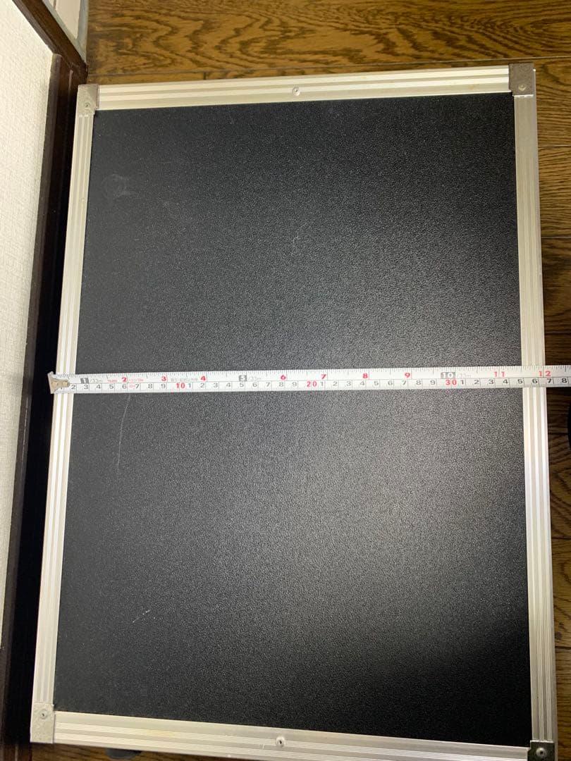 2U ラックケース 奥行き　約36cm アルミ・木