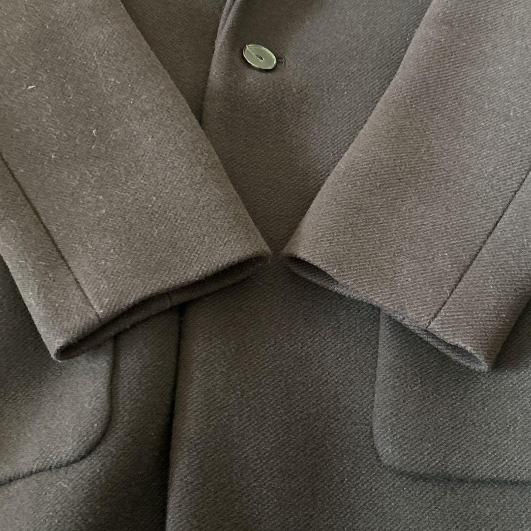 【美品】GALERIE VIE ギャルリーヴィー ウール混 チェスターコート 紺