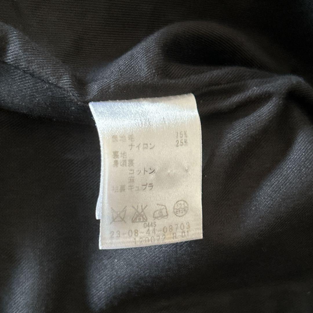 【美品】GALERIE VIE ギャルリーヴィー ウール混 チェスターコート 紺