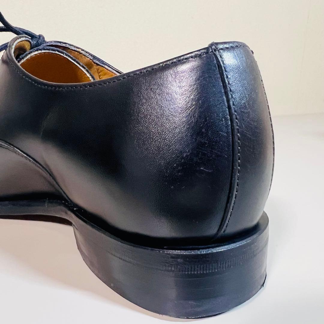 【未使用に近い】バーウィック ストレートチップ 2428 UK7 ブラック 革靴