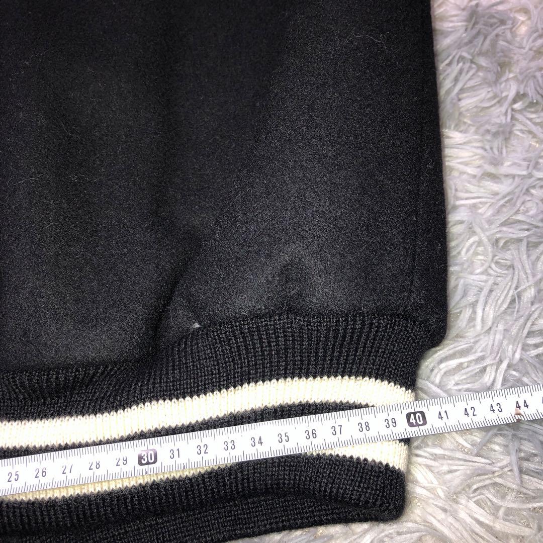 は*ち様 VAN JACレザー切替スタジャン黒試着程度