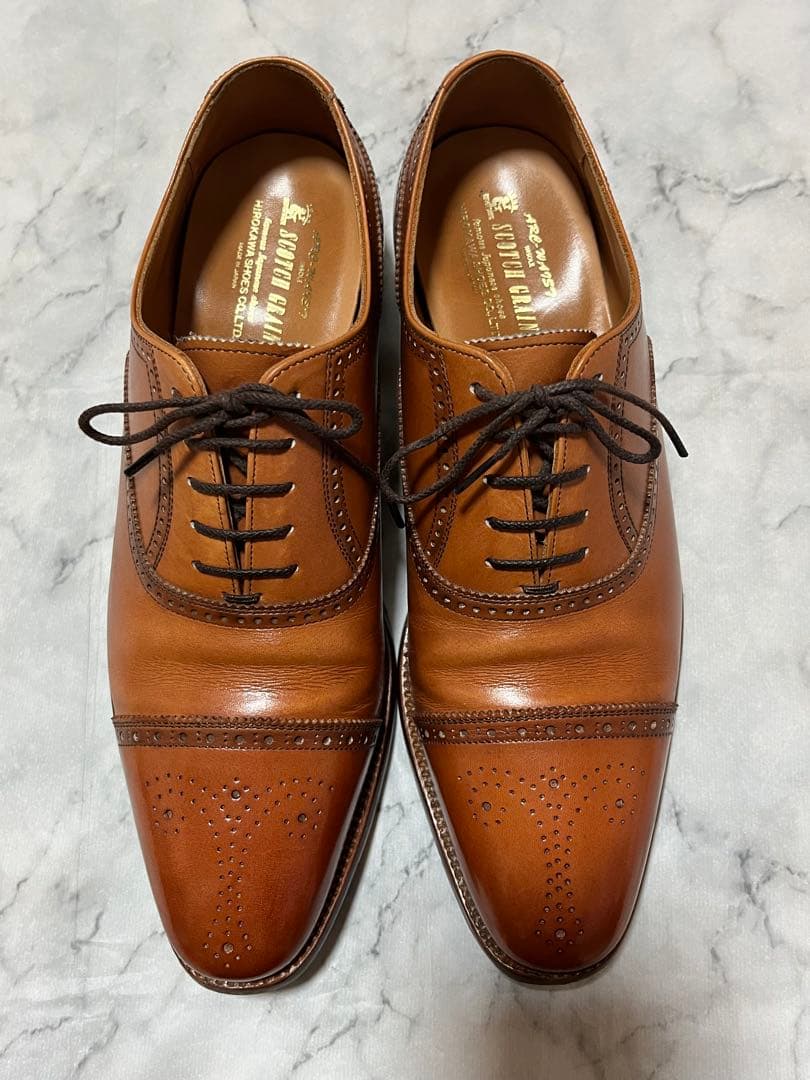 ★スコッチグレイン　オデッサⅡ920　25cm ミディアムブラウン★革靴★