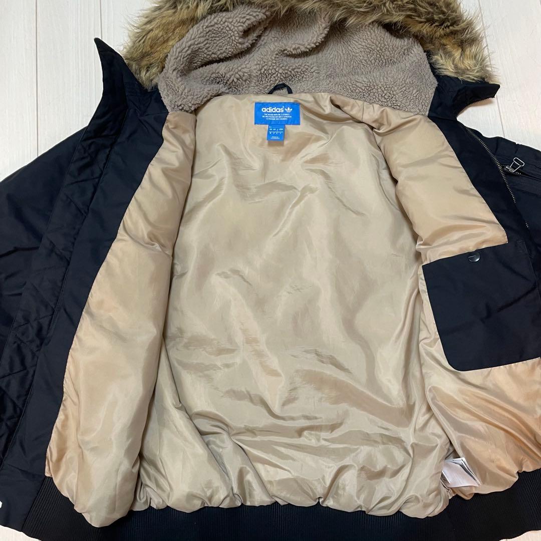 人気✨アディダス【L】N-2Bフライトジャケット ブルゾン ロゴ刺繍